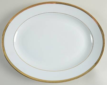 Symphonie Gold 13" Oval Serving Platter