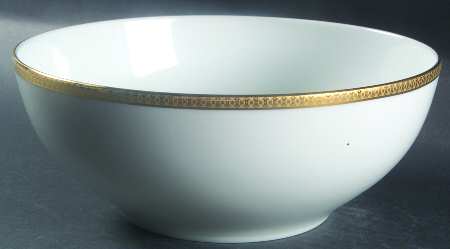 Symphonie Gold 9" Salad Serving Bowl