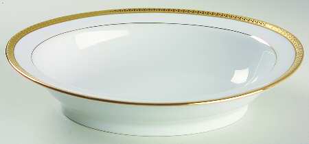 Symphonie Gold 9" Oval Vegetable Bowl