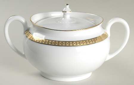 Symphonie Gold Sugar Bowl & Lid