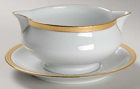 Symphonie Gold Gravy Boat & Underplate