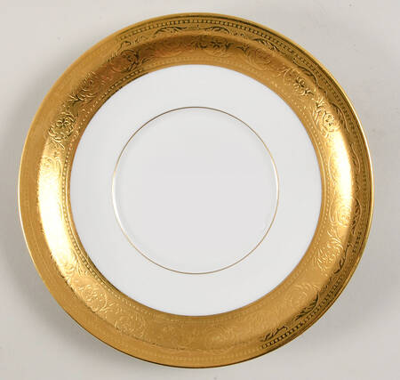 Thistle Gold Saucer for Cream Soup Bowl