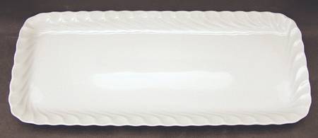 Torse White (Newer, Post 1950) Oblong Cake Plate