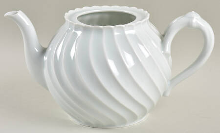 Torse White (Newer, Post 1950) Teapot No Lid