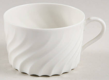 Torse White (Newer, Post 1950) Flat Cup