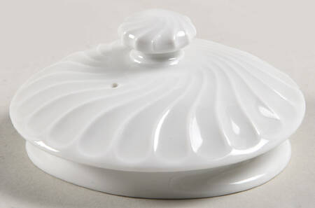 Torse White (Newer, Post 1950) Lid for Small Teapot