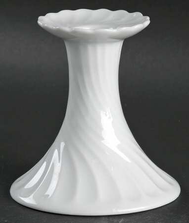 Torse White (Newer, Post 1950) 3" Candlestick