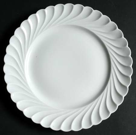 Torse White (Newer, Post 1950) Luncheon Plate