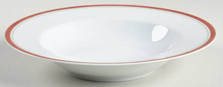 Toscane Ruby Rim Soup Bowl