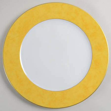 Toscane Safran (Saffron) 12" Chop Plate (Round Platter)