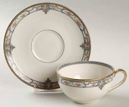 Troy (New York) Flat Cup & Saucer Set