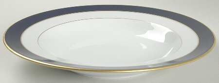 Turenne Cobalt Blue Large Rim Soup Bowl