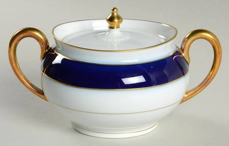 Turenne Cobalt Blue Sugar Bowl & Lid