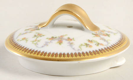 The Valmont (Old, Gold Trim) Lid for Teapot