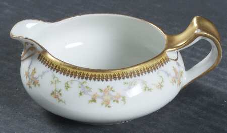 The Valmont (Old, Gold Trim) Creamer