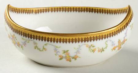 The Valmont (Old, Gold Trim) Olive Dish