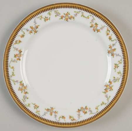 The Valmont (Old, Gold Trim) Salad Plate