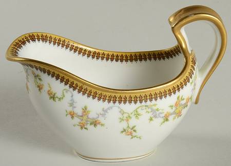The Valmont (Old, Gold Trim) Mini Creamer
