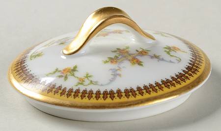The Valmont (Old, Gold Trim) Lid for Mini Sugar Bowl