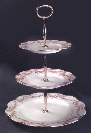 Varenne (New York) 13 7/8"-14 1/4" 3-Tiered Serving Tray(DP,SP,BB) HC