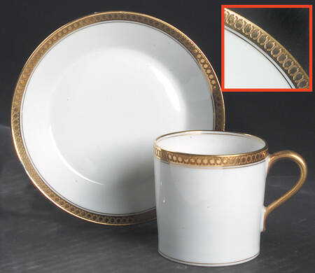 Vassar Flat Demitasse Cup & Saucer Set