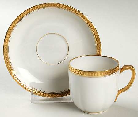 Vassar Flat Demitasse Cup & Saucer Set