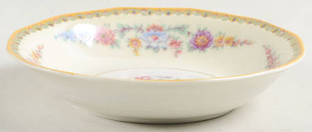 Vendome (Older, Yellow Trim) Fruit/Dessert (Sauce) Bowl