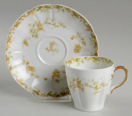 Venetia Flat Demitasse Cup & Saucer Set
