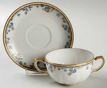 Vincennes Flat Bouillon Cup & Saucer