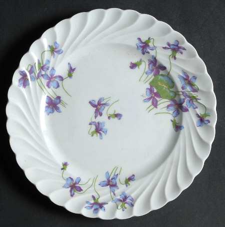 Violettes Salad Plate