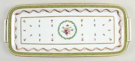 Vieux Paris Green (Vert) 15" Sandwich Tray