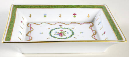 Vieux Paris Green (Vert) 7" Rectangular Tray