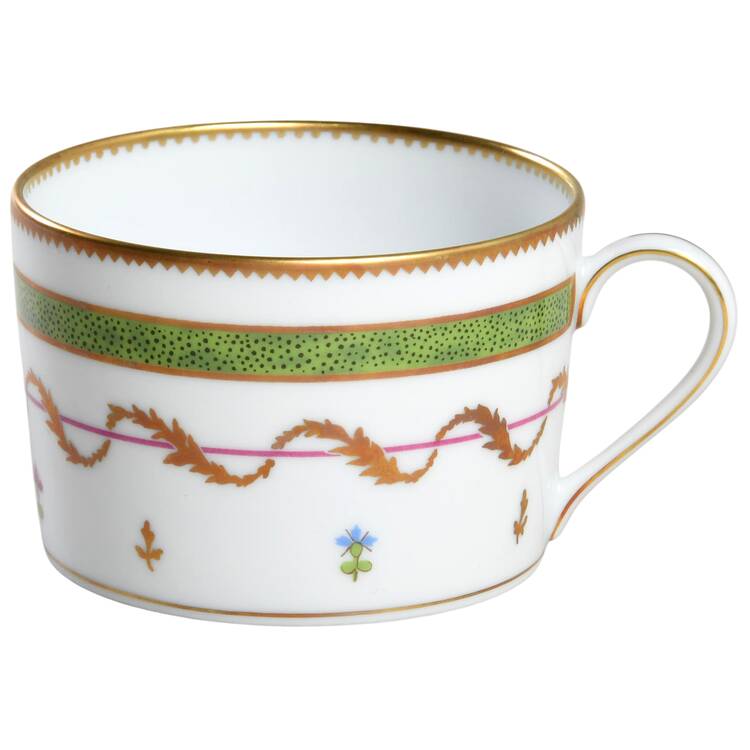 Vieux Paris Green (Vert) Flat Cup