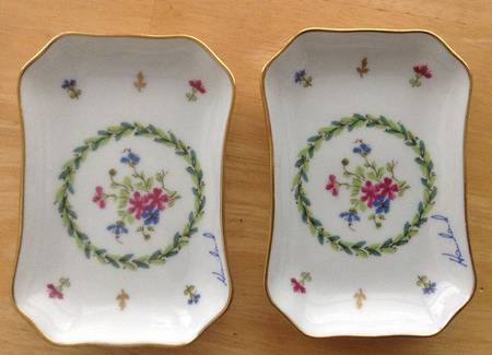 Vieux Paris Green (Vert) Napoleon Tray