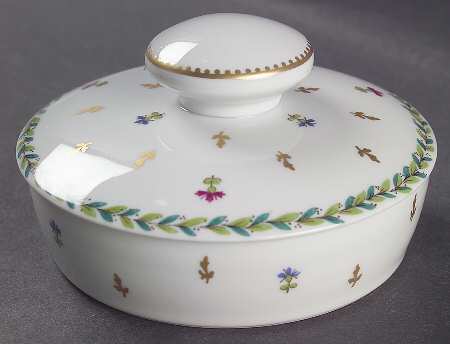 Vieux Paris Green (Vert) Candy Box & Lid