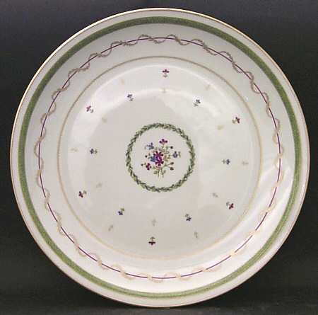 Vieux Paris Green (Vert) 12" Chop Plate (Round Platter)