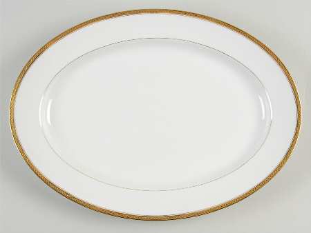 Wellesley  13" Oval Serving Platter