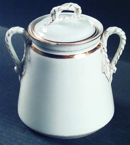 Wedding Ring Sugar Bowl & Lid