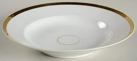Wedding Ring Large Rim Soup Bowl