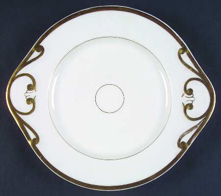 Wedding Ring Handled Cake Plate