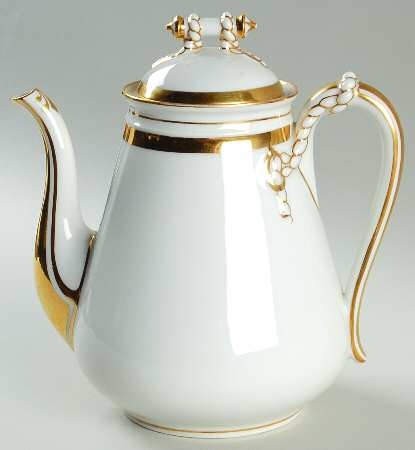 Wedding Ring Coffee Pot & Lid
