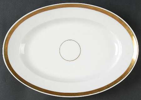 Wedding Ring 10" Oval Serving Platter