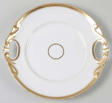 Wedding Ring Handled Cake Plate