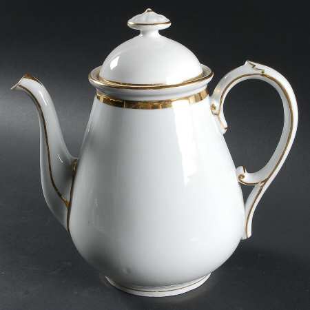 Wedding Ring Coffee Pot & Lid