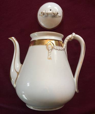 Wedding Ring Coffee Pot & Lid