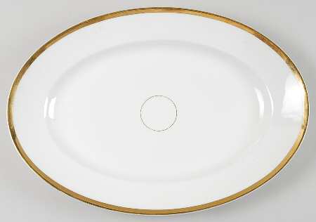 Wedding Ring 15" Oval Serving Platter