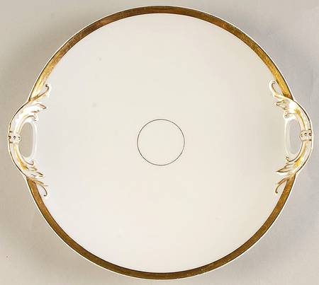 Wedding Ring Handled Cake Plate