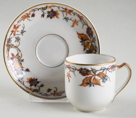 Woodbine Flat Demitasse Cup & Saucer Set