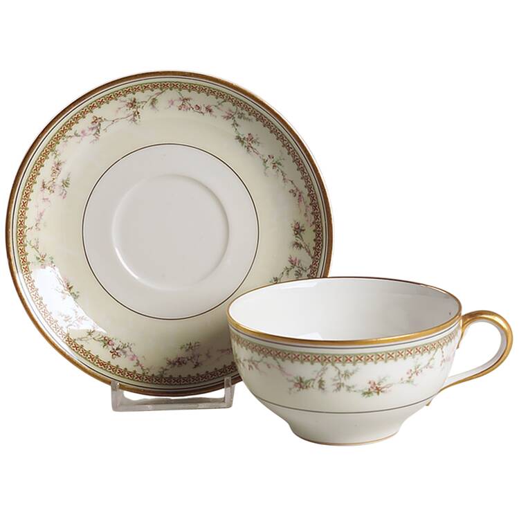 Yale Flat Cup & Saucer Set