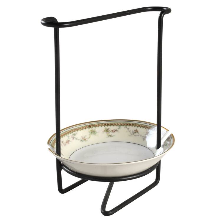 Yale 8"-8 1/4" Salad Serving Set/Utensil Holder  HC
